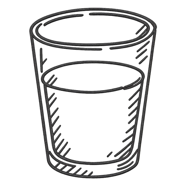 a cup of milk sticker