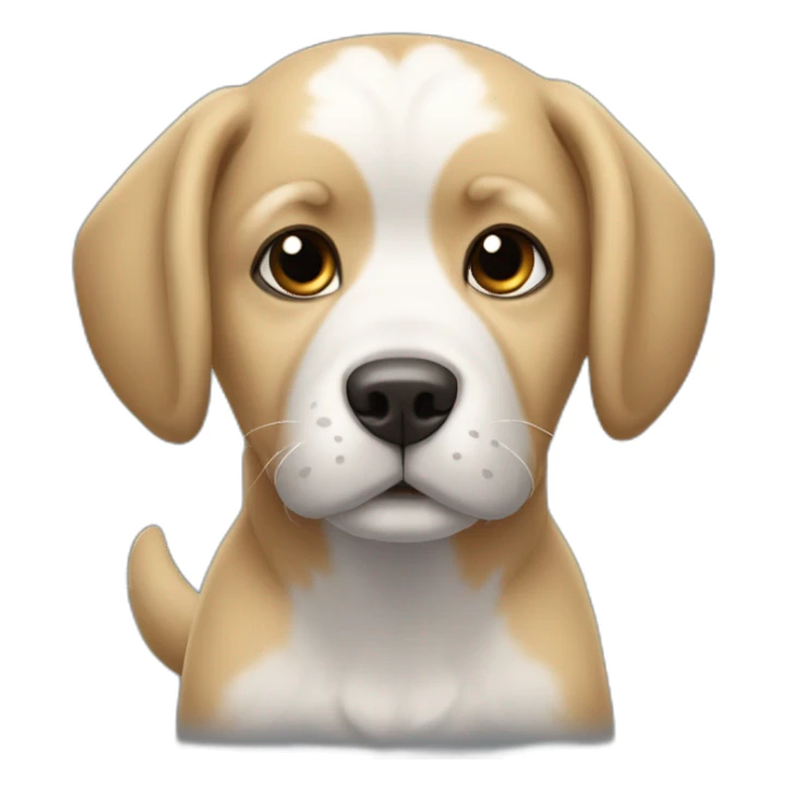 chien dans avion sticker