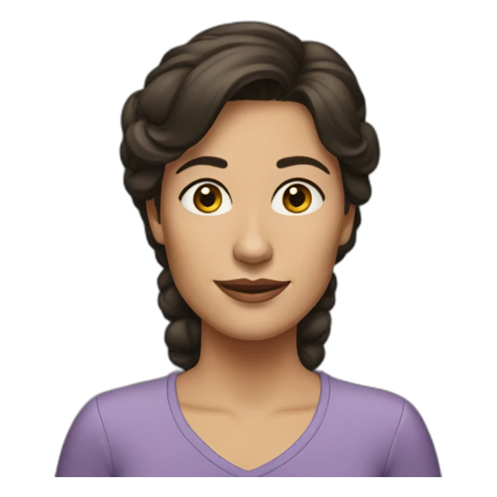 brunette woaman stepmother sticker