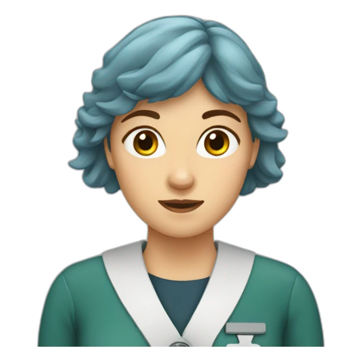 Scottish vet female sticker