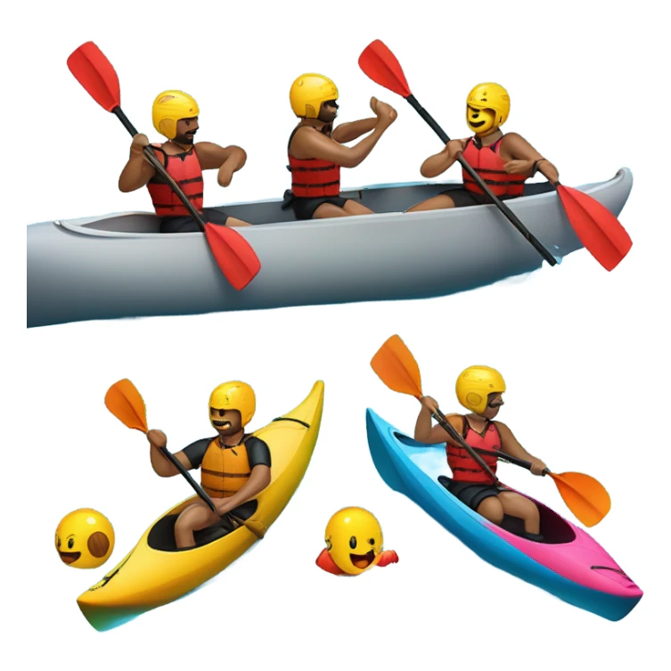 Canoe polo sticker