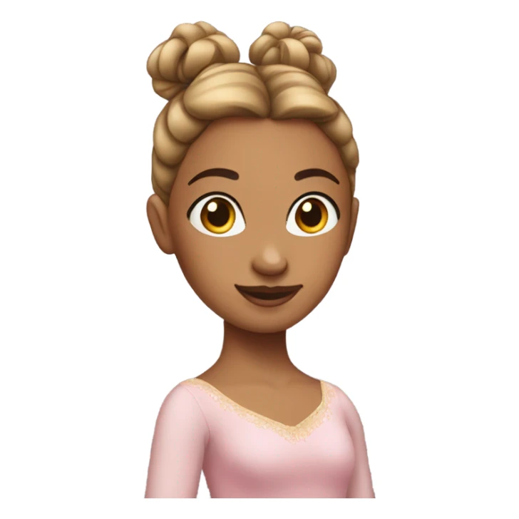 Ballerina con moños sticker