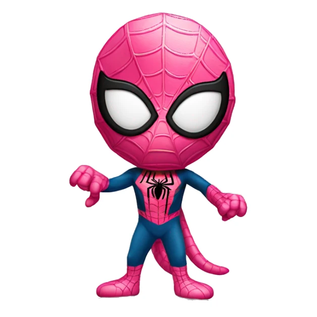 Pink Spider-Man in a cool pose sticker