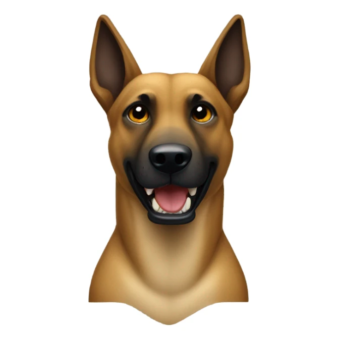 a malinois alligator  sticker