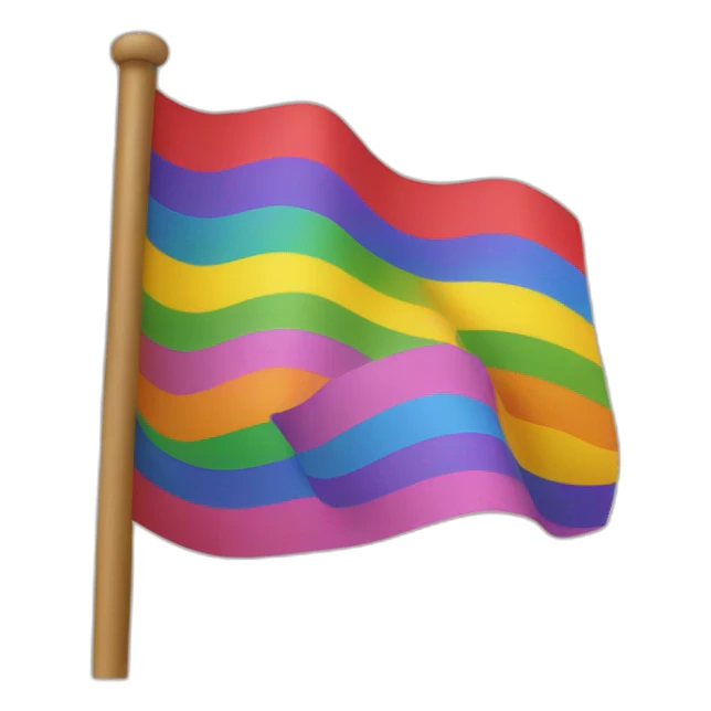 Lgbt flague sticker