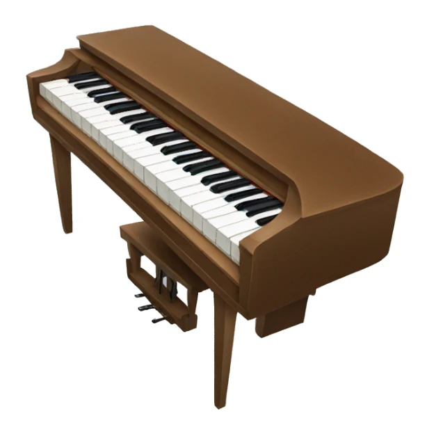 Piano volando sticker