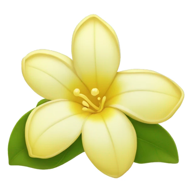 Yellow jasmine blossom flower sticker