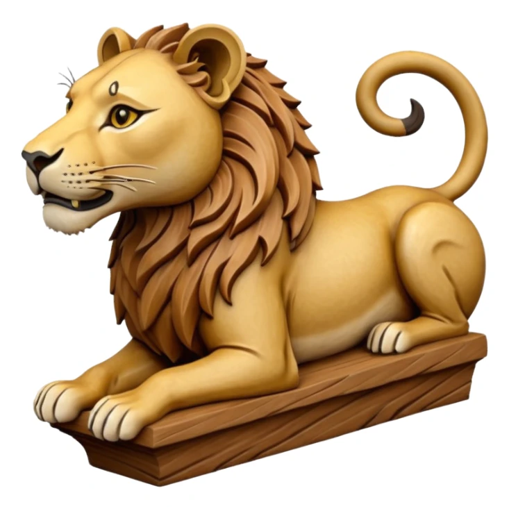 Figure de proue lionne sticker