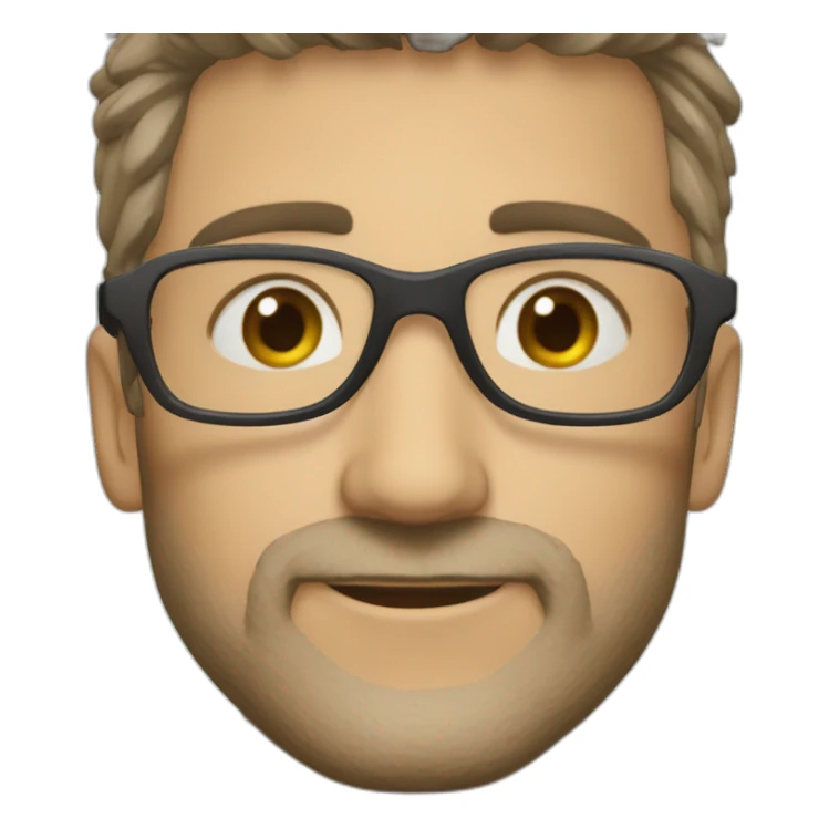 Destru à das lunettes et il a des lockes sticker