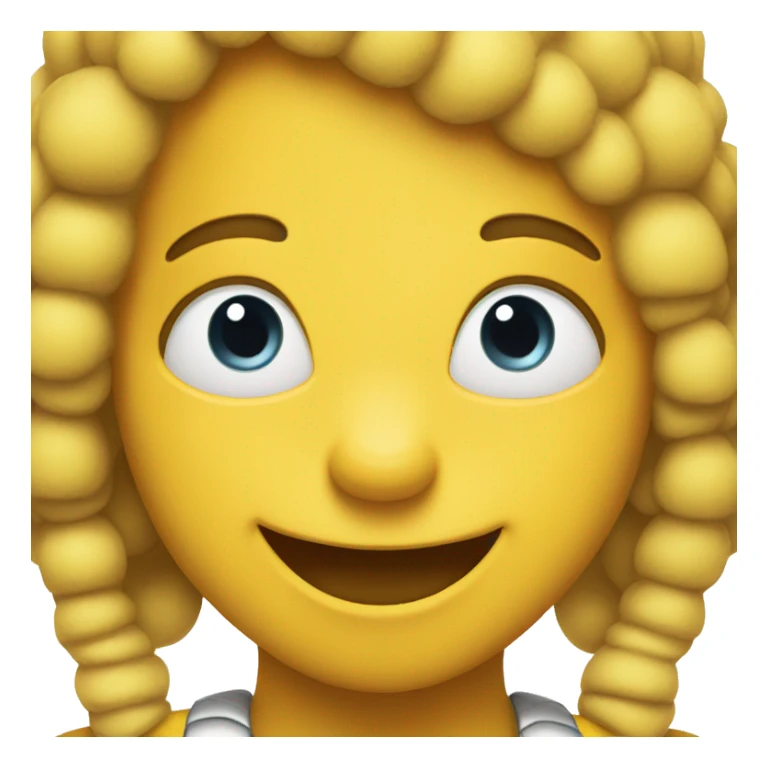 smile honeybee sticker