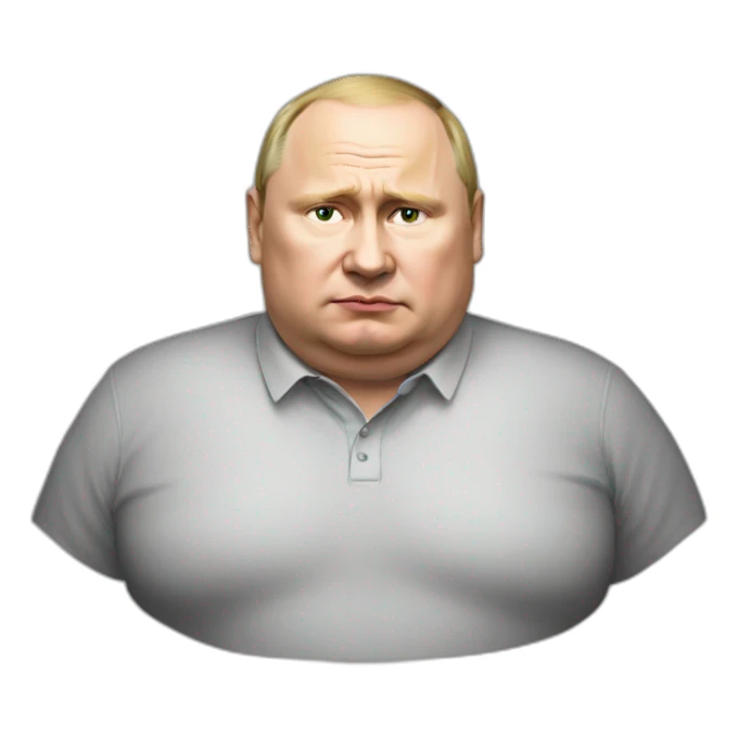 fat putin sticker