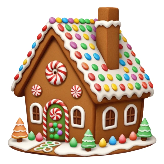 Gingerbread house sticker