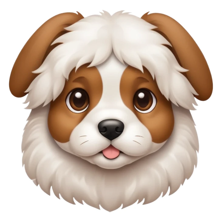 cute puppy dog with floppy ears sticker