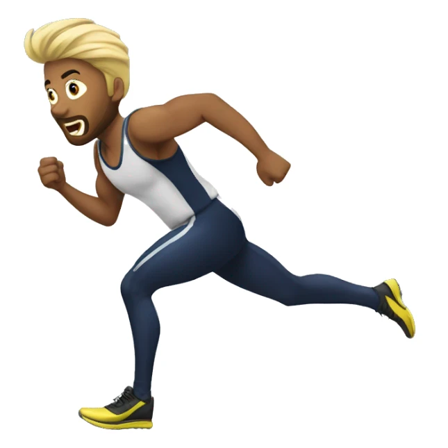 jensen lumley running 100 fast sticker