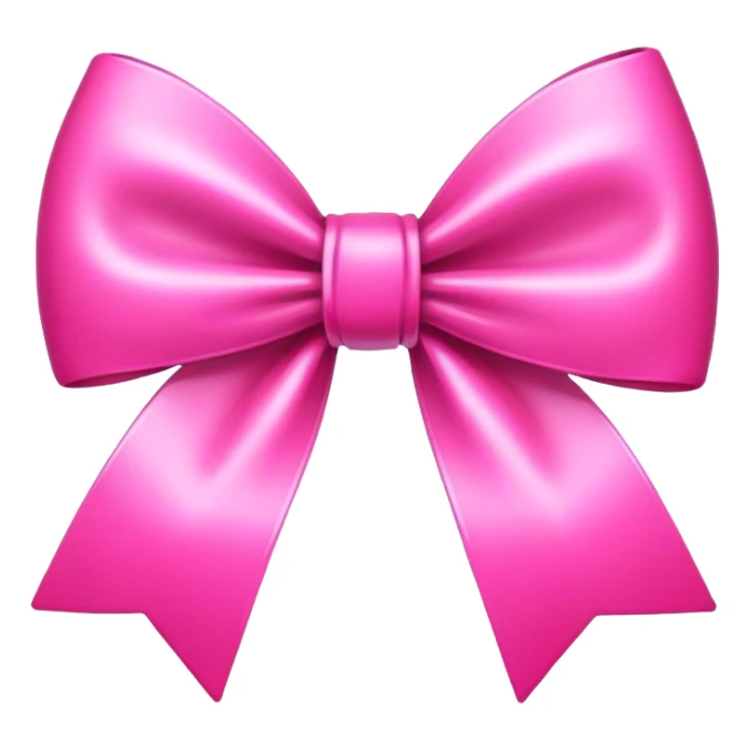 Bow pink sticker