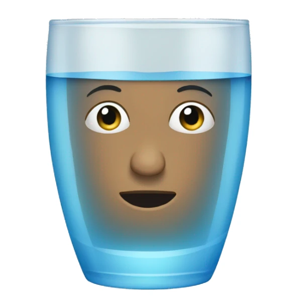 Vaso de agua  sticker