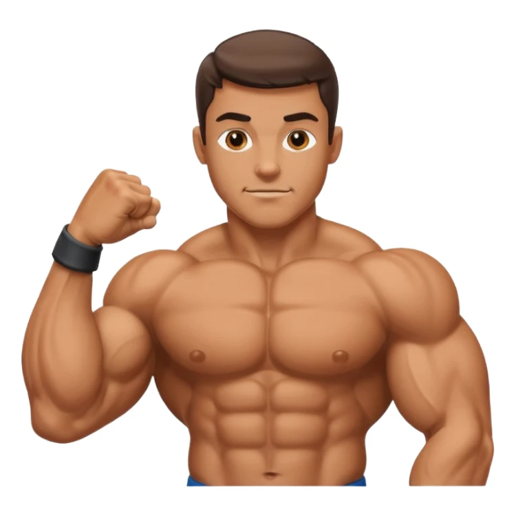 King Muscle growth sticker