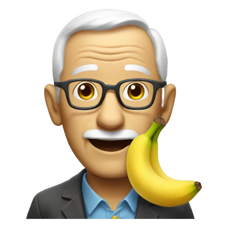 Grandpa banana sticker