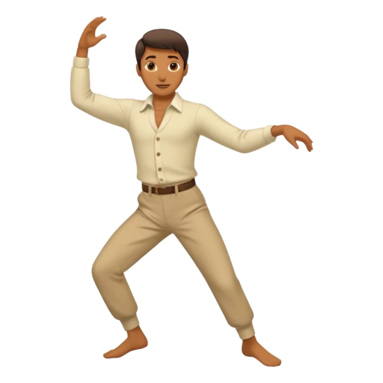 Man abnormally dancing sticker