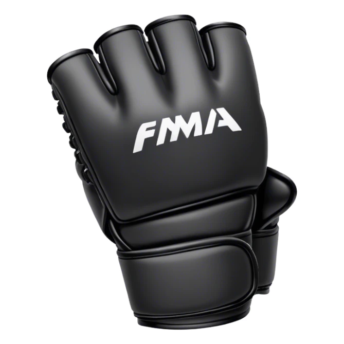 Gant de mma noir basic de l’ufc  sticker