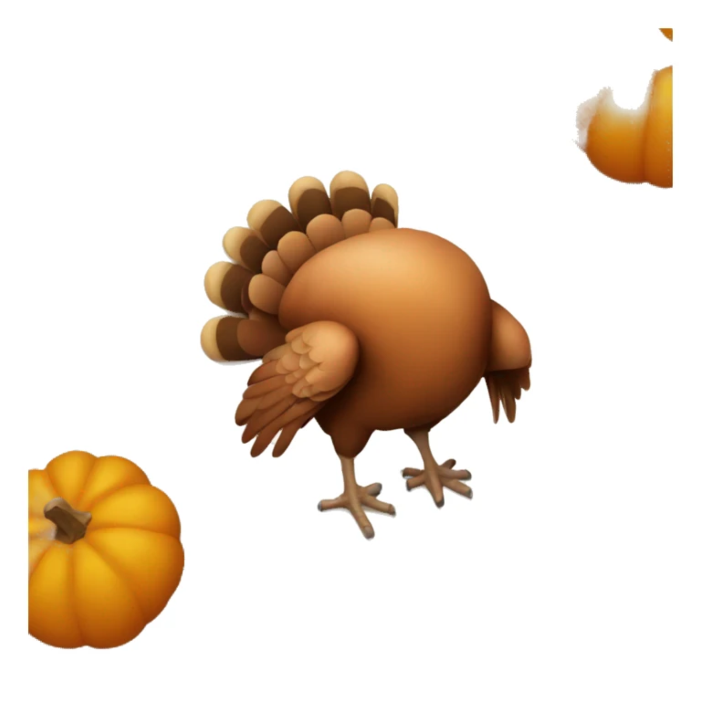 Turkey on thanksgiving  sticker
