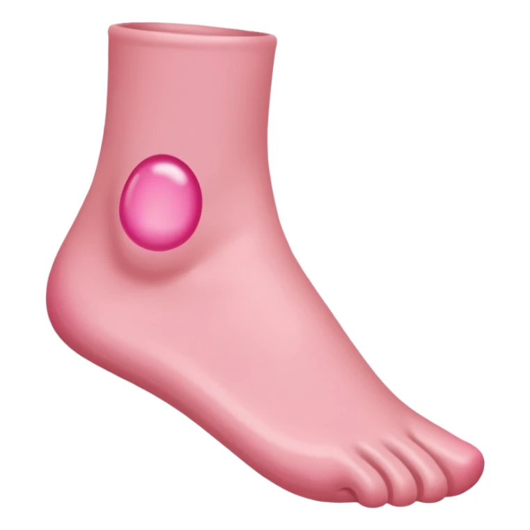 ankle pink skin sticker