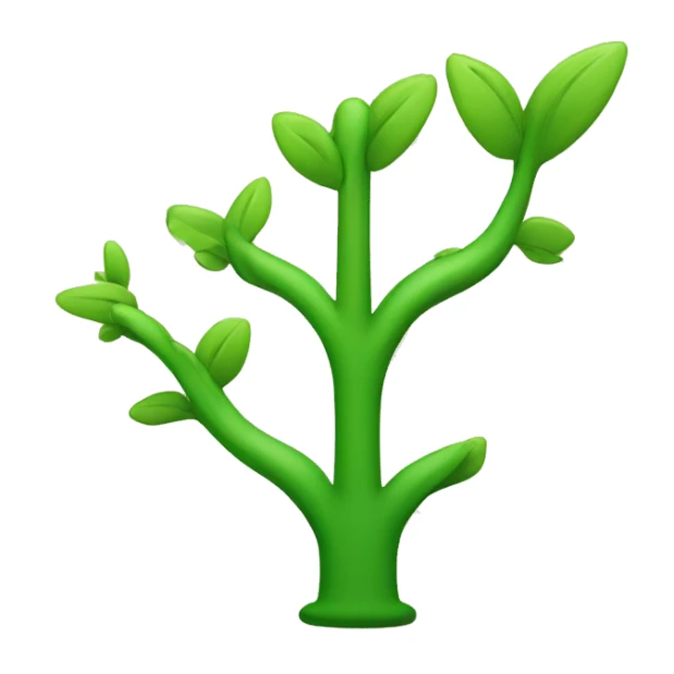 green growth chart sticker