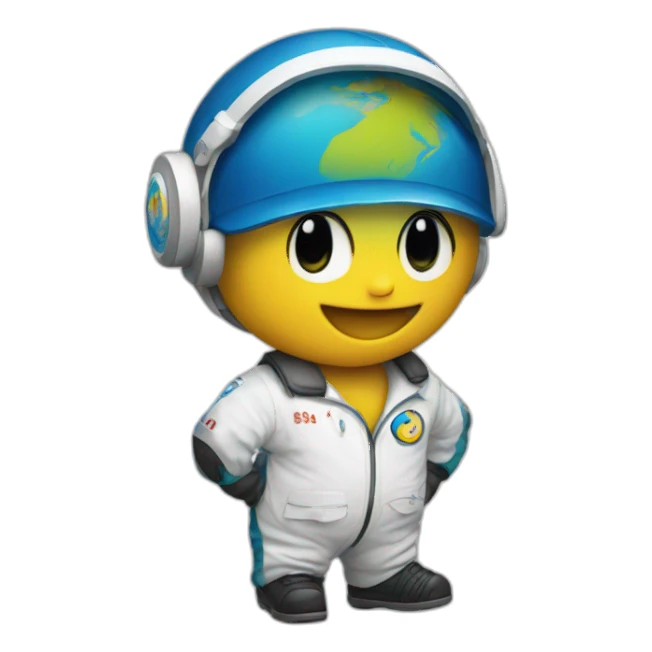 Expo 92 mascot sticker