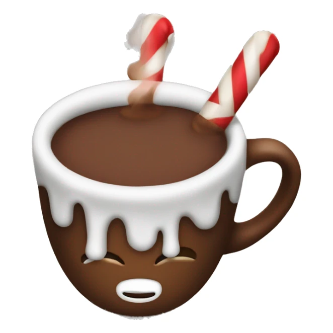 christmas hot chocolate  sticker