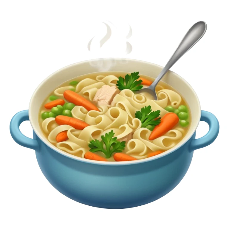 Chicken noodle soup sticker