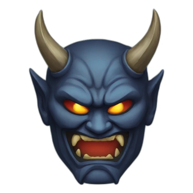 Masque oni sticker