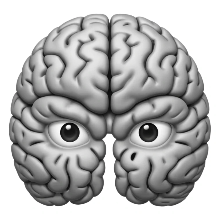 Brain sticker