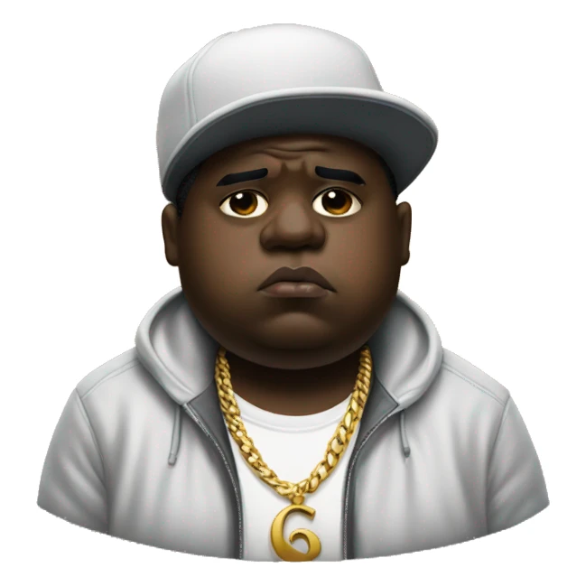 Notorious BIG sad sticker