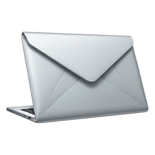 envelope digital laptop sticker