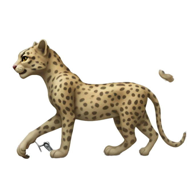 Gepard on a Walker  sticker