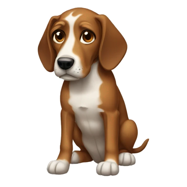 hound brown sticker