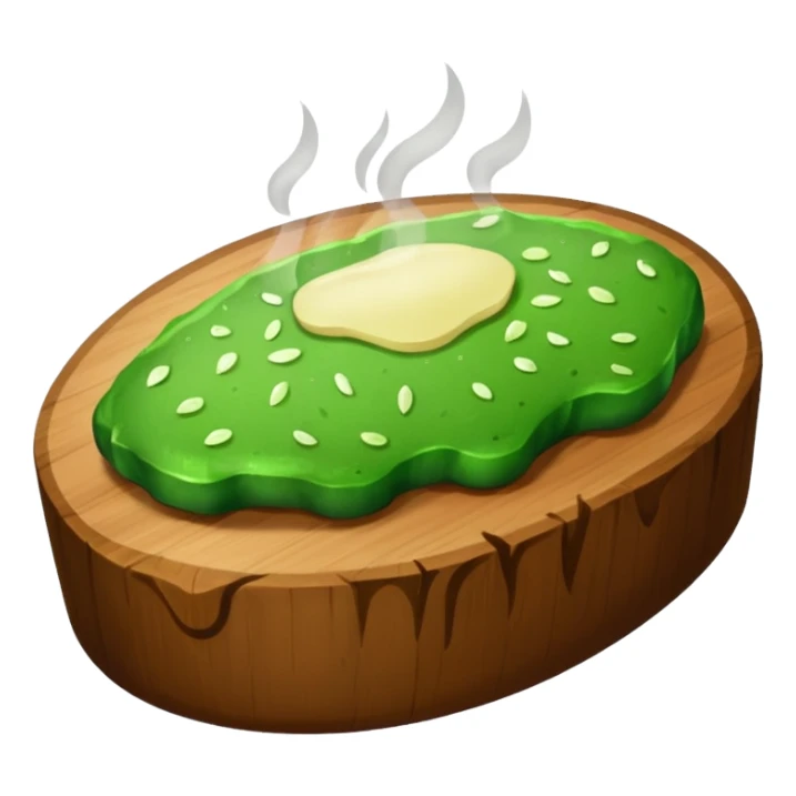 smelly green pork steak sticker