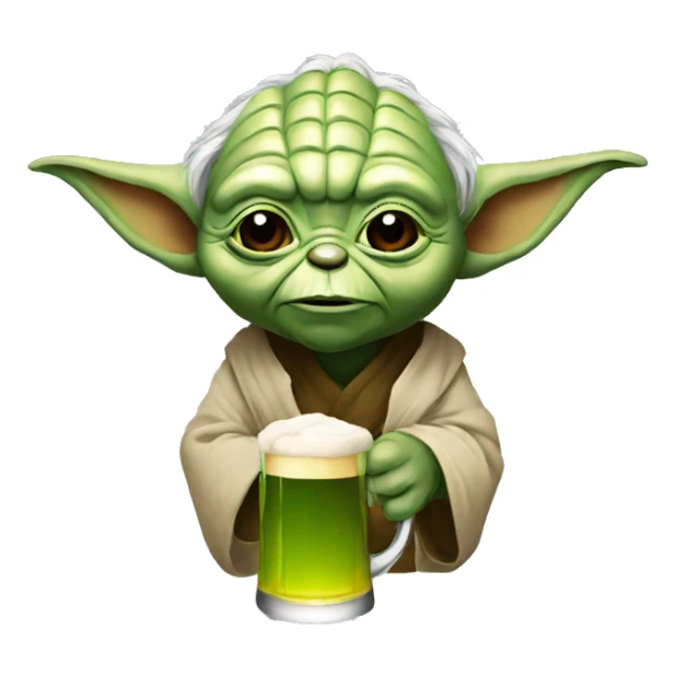 Yoda-drink-beer sticker