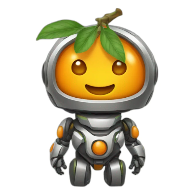 kumquat themed bot sticker