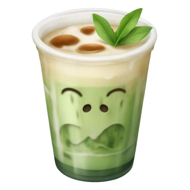 iced matcha chai latte sticker