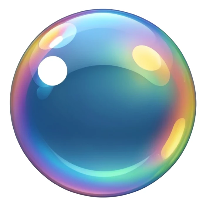 прозрачный пузырь пнг не цветной sticker