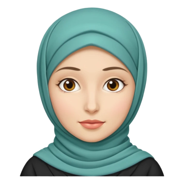 Emoji perempuan bertudung sticker
