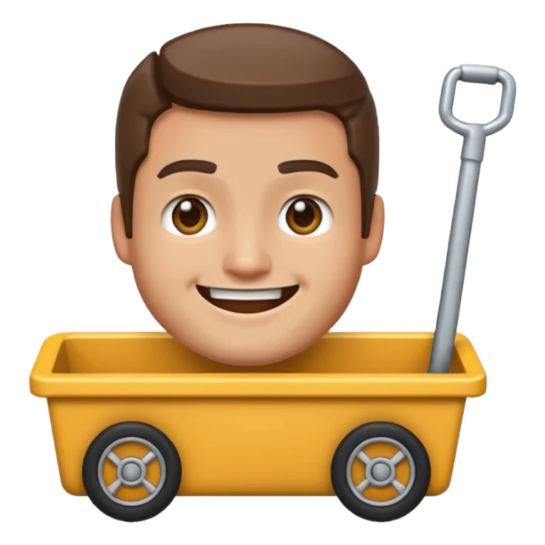 make a emoji on minecart steve sticker