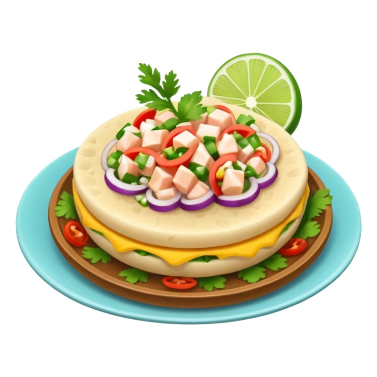 AREPA DE CEVICHE sticker