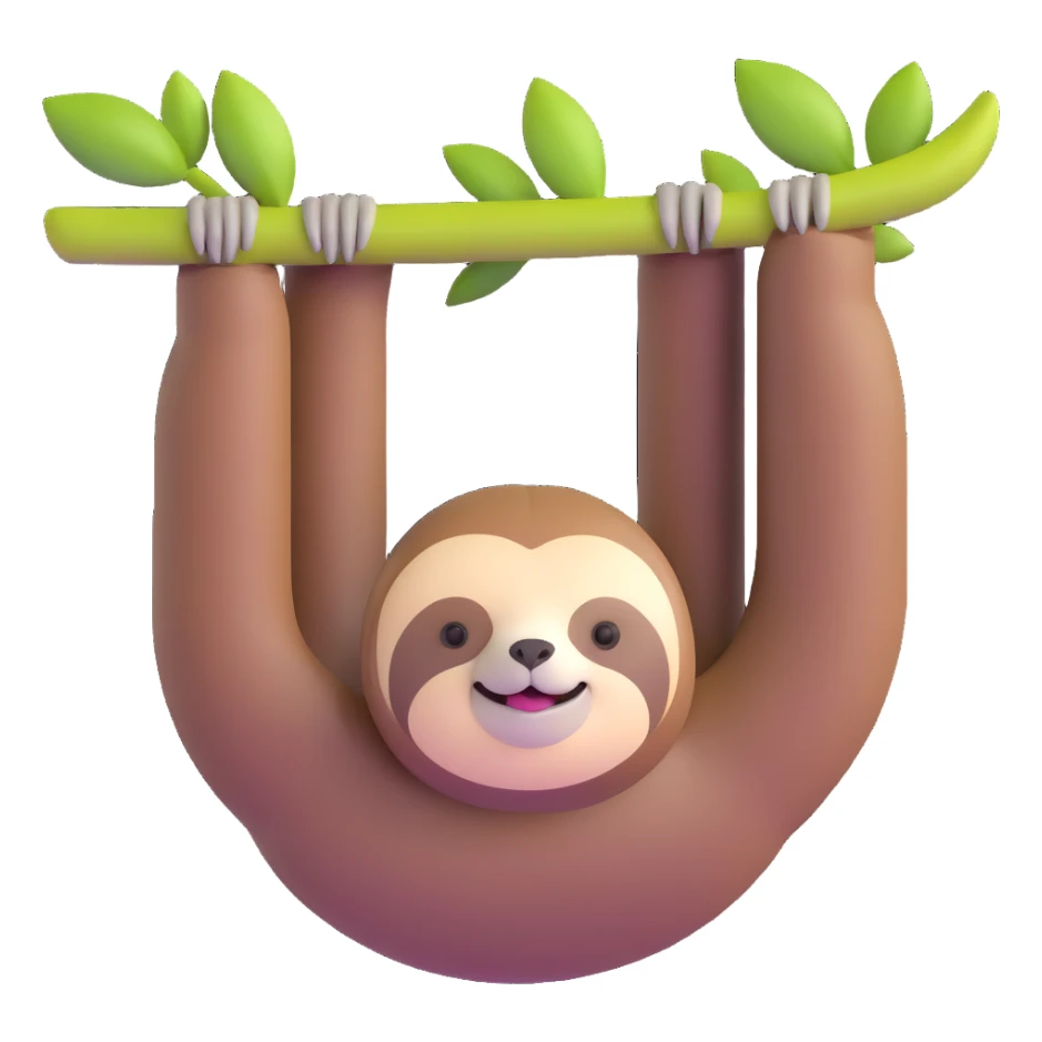 sloth sticker