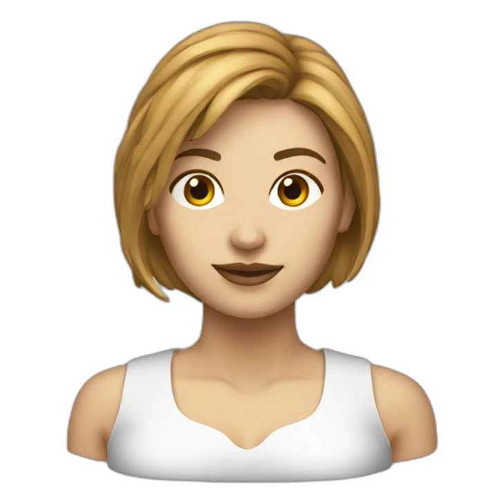 beautiful 3d printer woman sticker