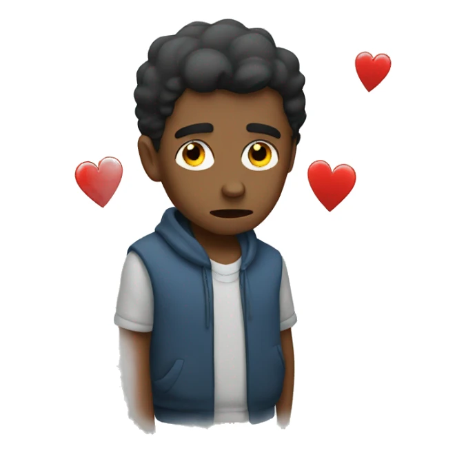 sad broken heart sticker