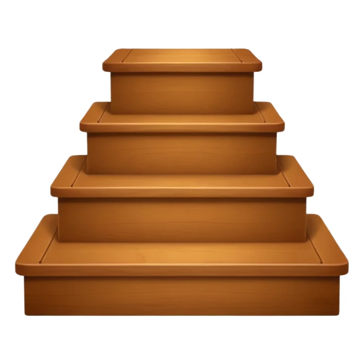 podium with 1-2-3 steps sticker