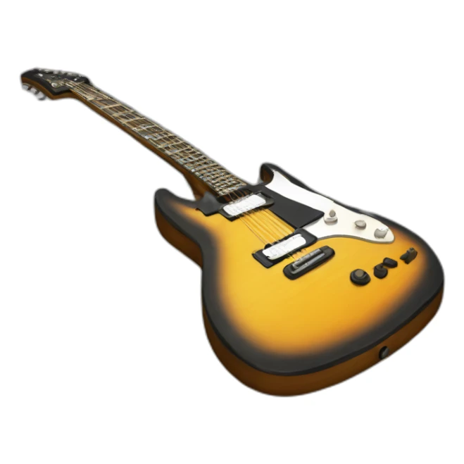 guitare electrique  sticker