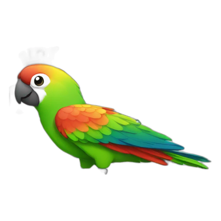 parrot keyboard sticker